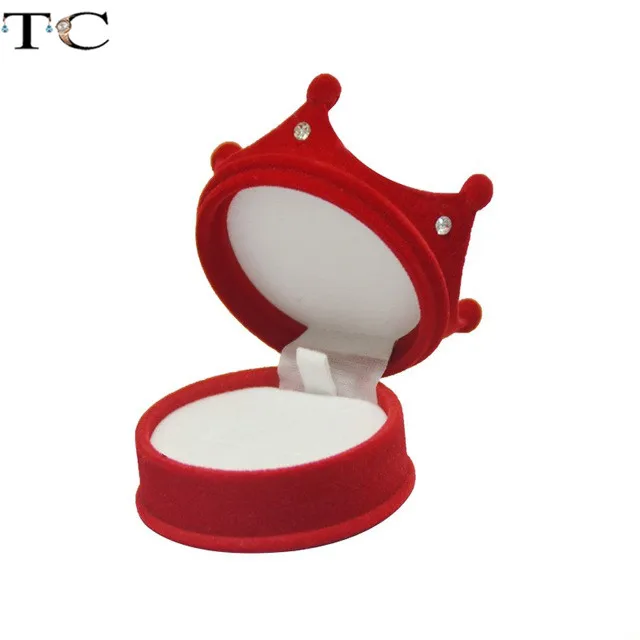 Creatieve Fluwelen Sieradendoos Mini Container Ringdoos Oorbellen Ringen Opbergdoos Kleine Accessoires Display Geschenkdoos