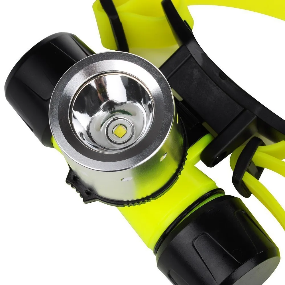 T6 LED 3 Mode Waterproof Scuba Diving Headlamp Underwater work  Headlight  Flashlight torch Light