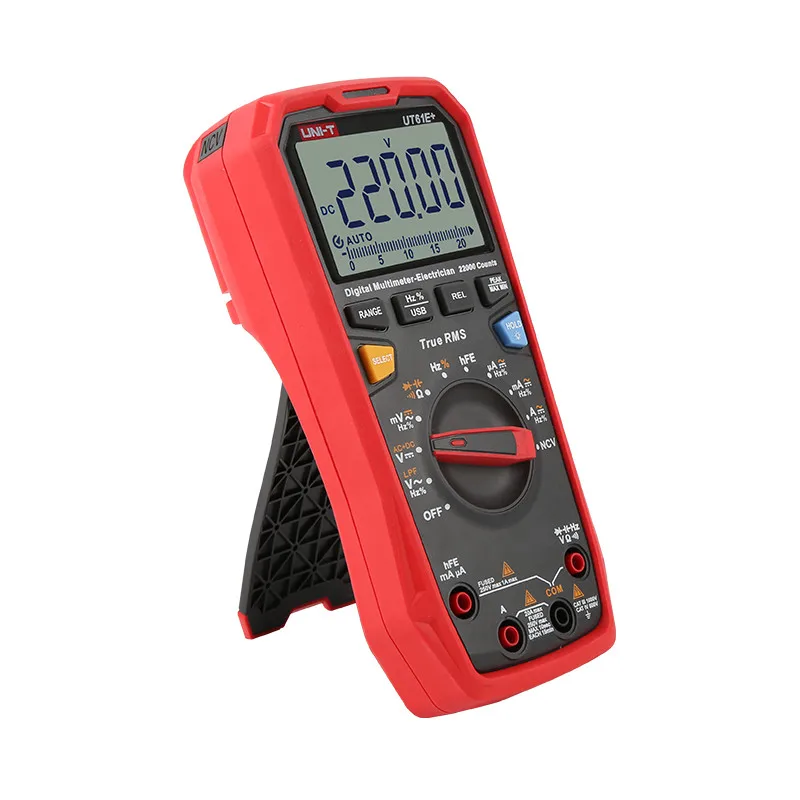 Imagem -04 - Multímetro Digital Inteligente Portátil Uni-t Automático e Manual Multifuncional Alta Precisão True Rms Ut61e Mais Ut61d Mais Ut61b +