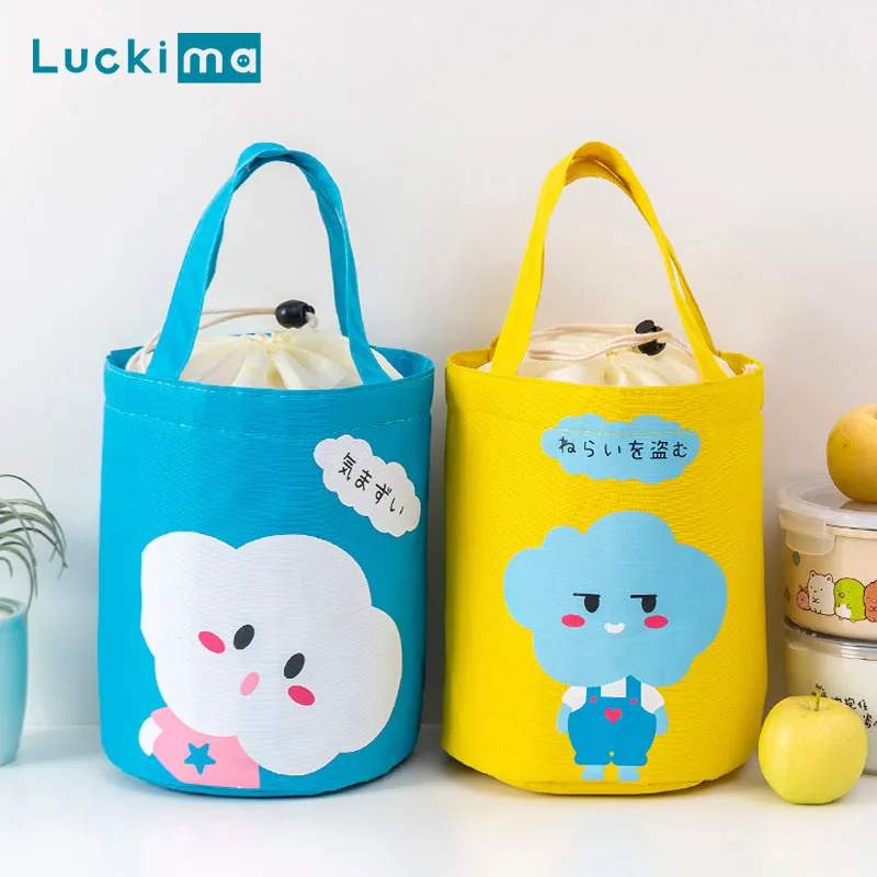 

Portable Storage Bag New Thermal Lunch Bag Nsulated Lunch Box Tote Dinner Container Cooler Bags Food Organizer for Kids Women