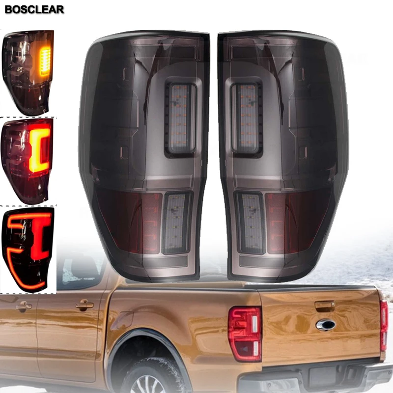 

For Ford Ranger Raptor/t6/t7/px/mk1/mk2 2012-2019 Rear Led Tail Lights Lamps Brake Reversing Drl Running Fog Lamp Parking Lights