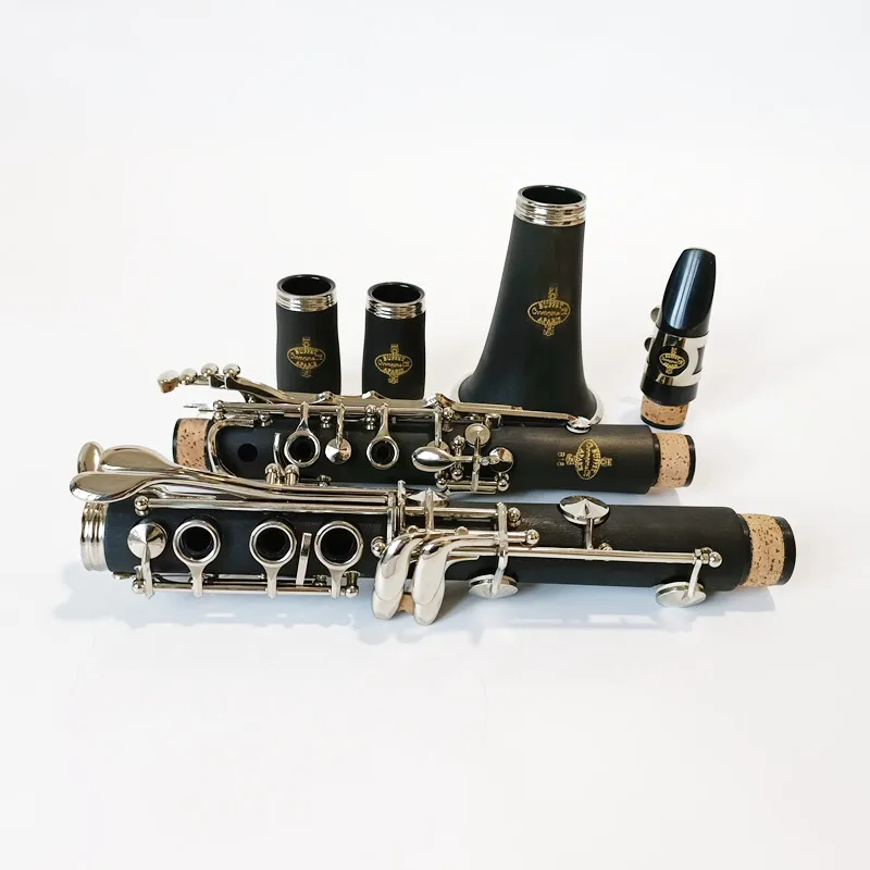 

Brand Buffet Crampon Prodige Bb Clarinet 17 Keys B Flat Musical Instruments High Qualiey Bakelite Tube Nickel Plated Clarinet