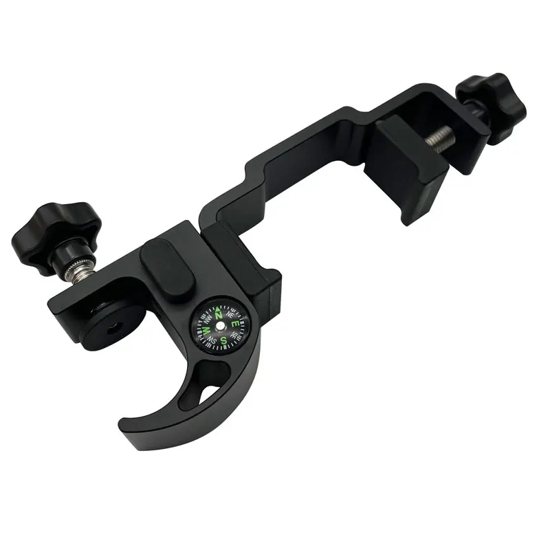 GNSS GPS Pole Clamp With Compass & Open Data Collector Cradle Pole Holder Mount Dropshipping