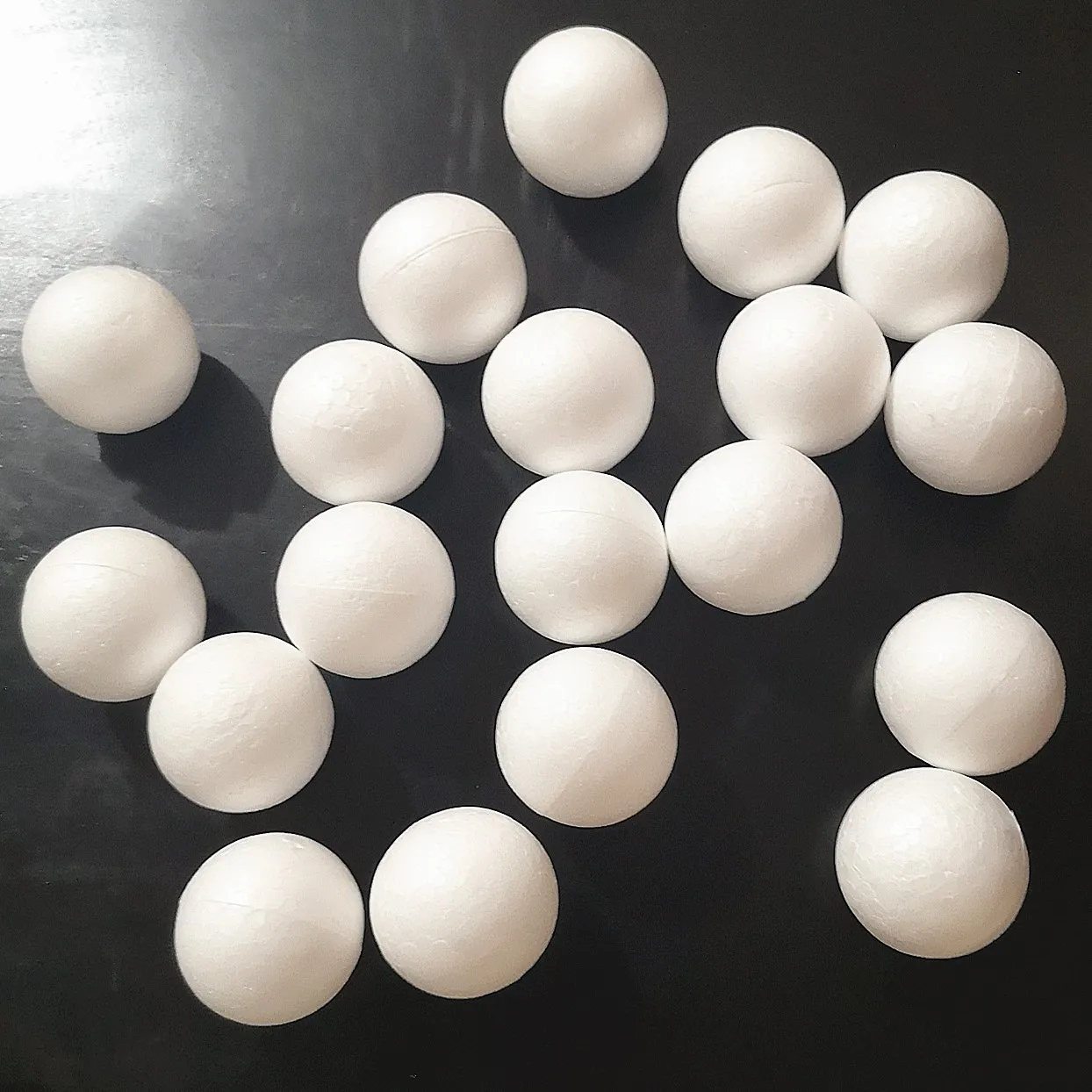 

1/1.5/2/2.5/3/4/5cm White Wedding Decoration Modeling Craft Solid Polystyrene Foam Balls Round Spheres DIY Stuff