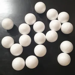 1/1.5/2/2.5/3/4/5cm White Wedding Decoration Modeling Craft Solid Polystyrene Foam Balls Round Spheres DIY Stuff