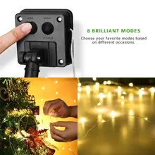 Outdoor solar fairy lights 7m 12m 22m waterproof #6
