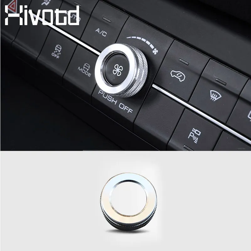 Hivotd For Haval F7 F7X 2023 car air conditioning switch AC knob cover Control adjustment sticker decoration interior accessory