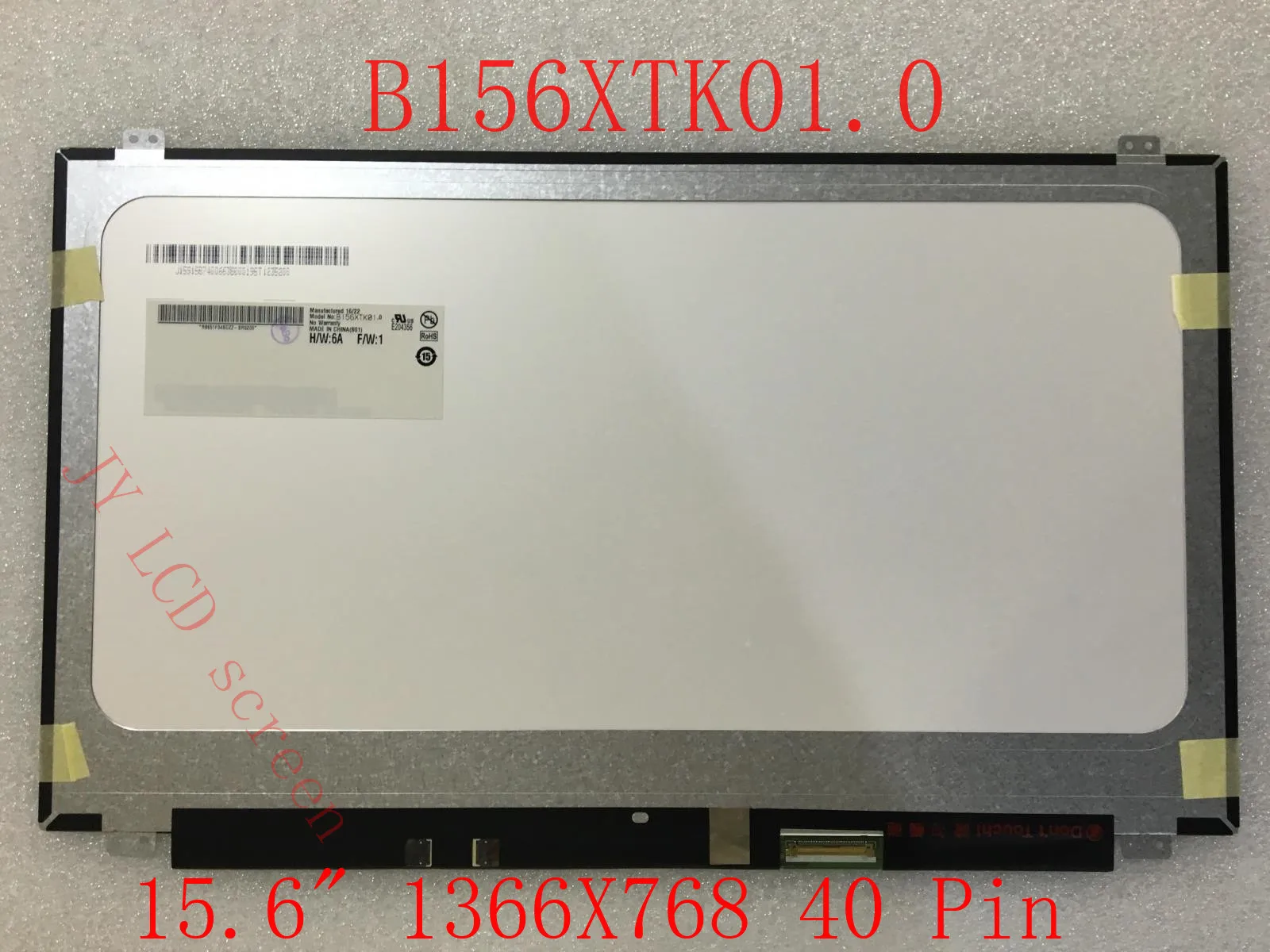 

15.6 inch B156XTK01.0 NT156WHM-T00 N156BGN-E41 LCD Touch Screen Display For HP 15-AC Dell Inspiron 15 5558 Vostro 15 3558 JJ4