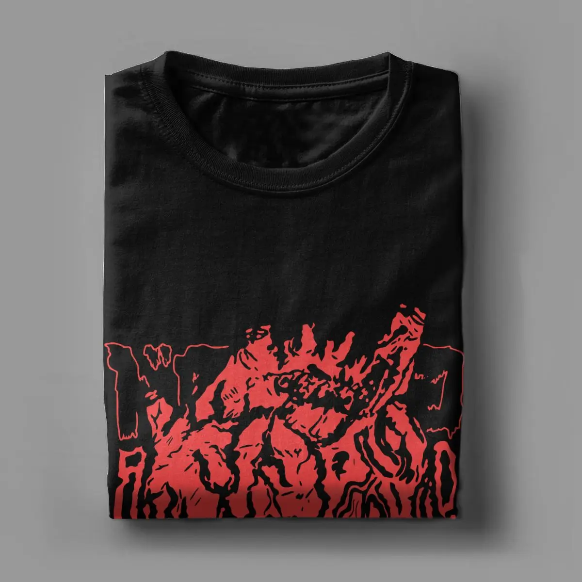 Men Women Shin Dorohedoro Manga T Shirt Anime Gothic Comics Pure Cotton Clothes Short Sleeve Crew Neck Tees Plus Size T-Shirt