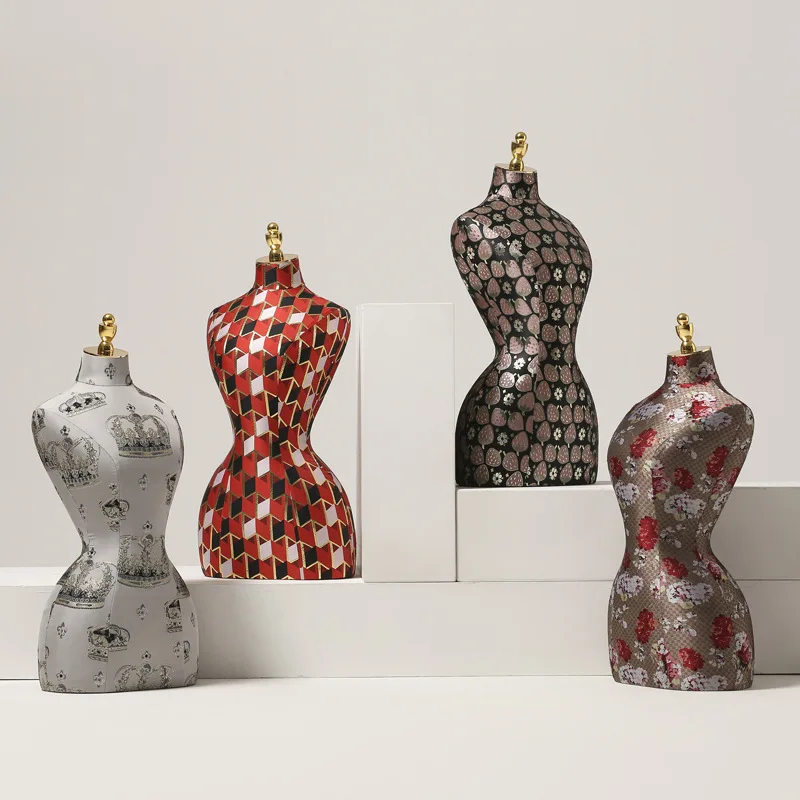 4 Styles High-Quality Full Female Torso Mannequin Body Metal Triangle Base For Wedding Clothing Display