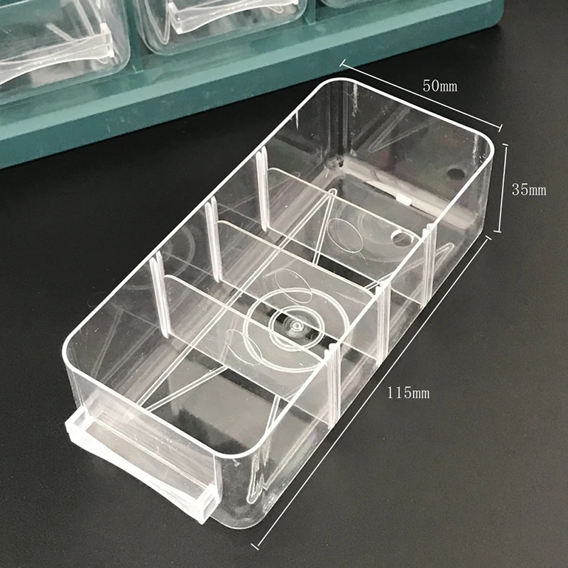 Plastic Tool Box 25 Lattice Drawer Type Hardware Tool Storage Box Wall Hanging Screw Parts Classification Component Box