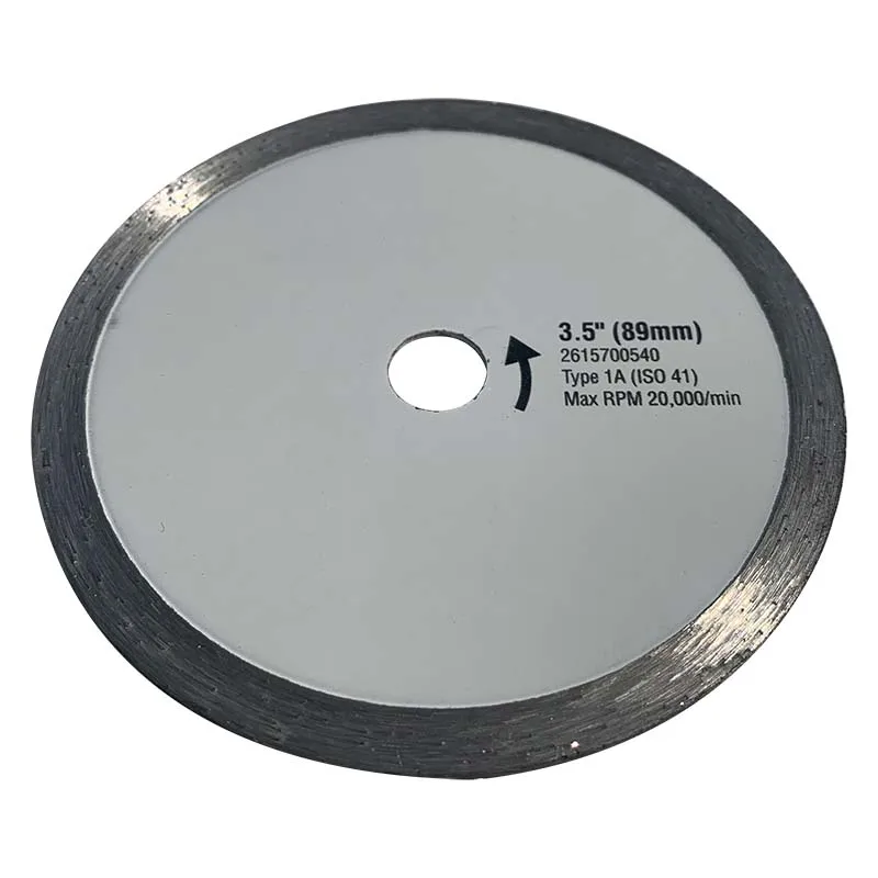 Rim Tile Blade 89x2.0x11mm 3.5",Accessory Spare Cutting Disc For Mini Hand Circular Saw, Ceramic,Granite Marble Cutting Disk .