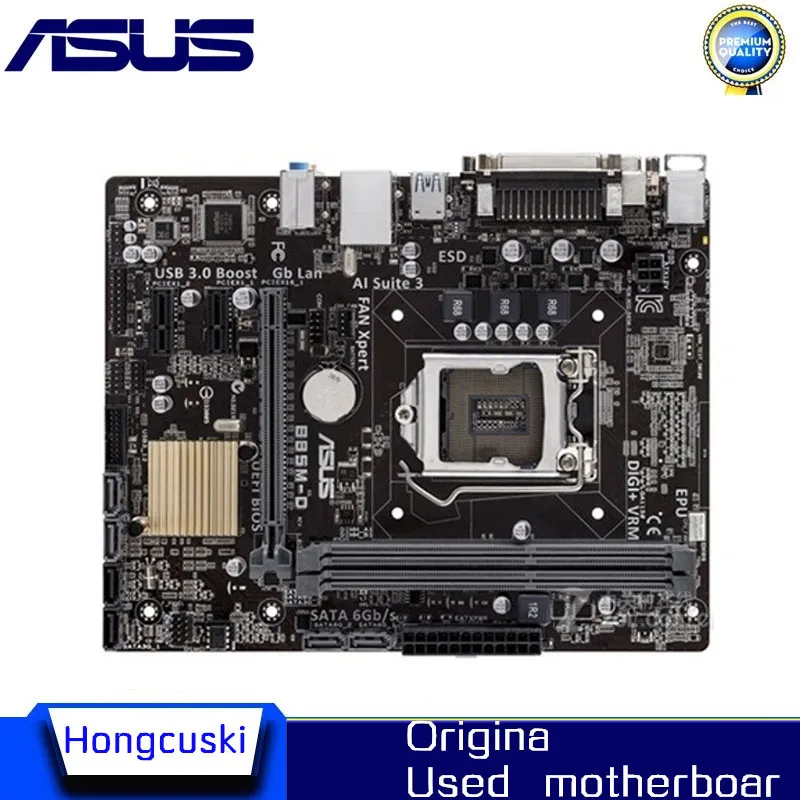 

Used LGA 1150 For Intel B85 motherboard For ASUS B85M-D Socket LGA1150 DDR3 SATA3 USB3.0 SATA3 Desktop motherboard