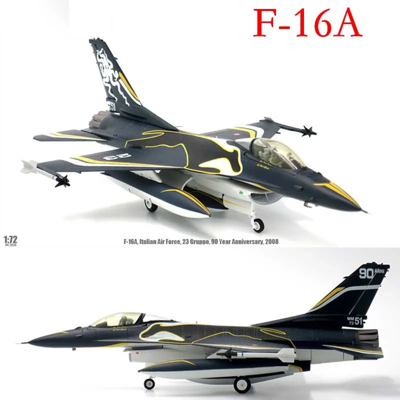 

Plane Model 1/72 Scale Diecast Alloy Italy Air Force F16A F-16A Feighter Aircraft Airplane Model Toy Collections