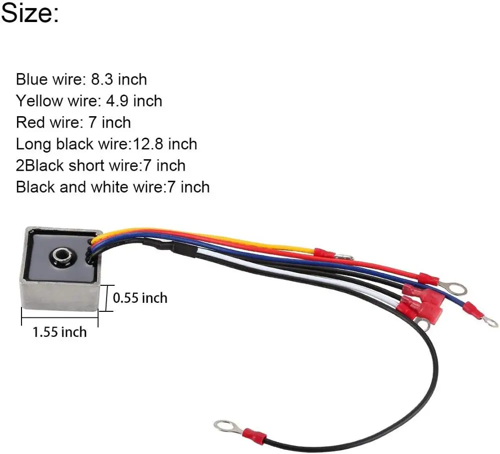 عربة جولف منظم الجهد يناسب نادي سيارة الغاز 2008-up الناقل 4 + 6 واط/مولد كهرباء بالبنزين مزود بمفتاح تشغيل ، استبدال OEM #102803401/8412