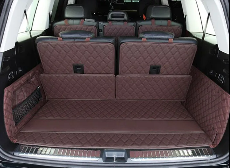 High quality! Special car trunk mats for Mercedes Benz EQS SUV 580 2023 5 7 seats boot carpets cargo liner cover for EQS580 2024