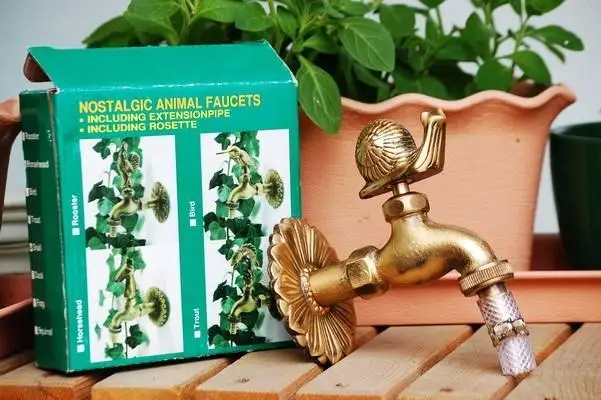 

European / European / Garden / Garden / animal / Antique / lovely / washing machine faucet snail