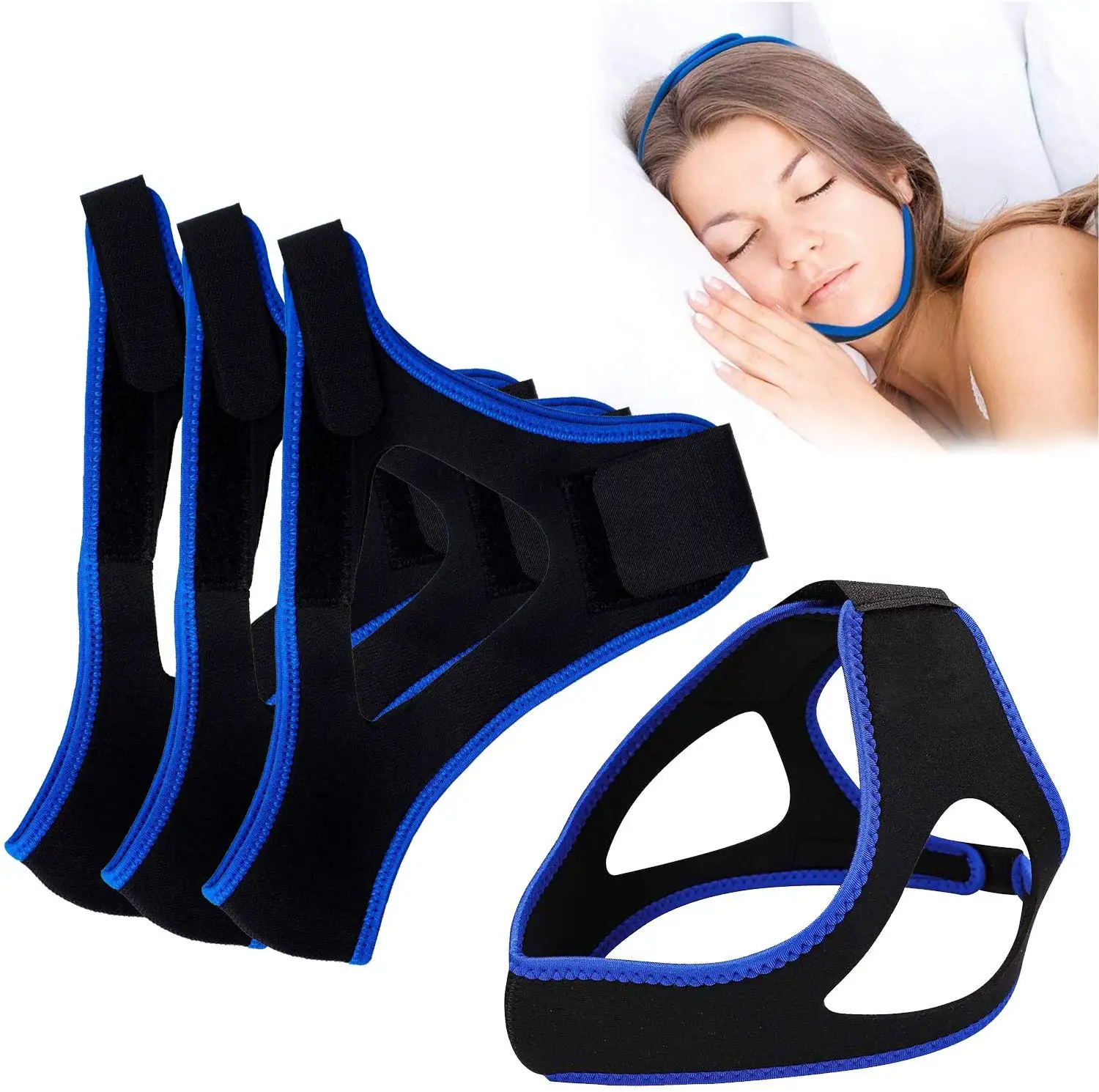 

Stop Snoring Belt Snore Stopper Anti Snoring Chin Dislocated Snoring Resistance Band Chin Fixing Straps Chin Dislocation Band