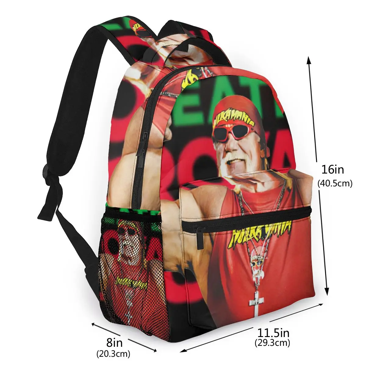 Wwf Wrestling Wrestler Backpack for Girls Boys Travel RucksackBackpacks for Teenage school bag