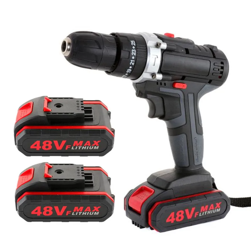 48V 3 in 1 Cordless Electric Drill Screwdriver Wireless Power Driver for Makita Battery Wrench Wireless Electric Drill Set