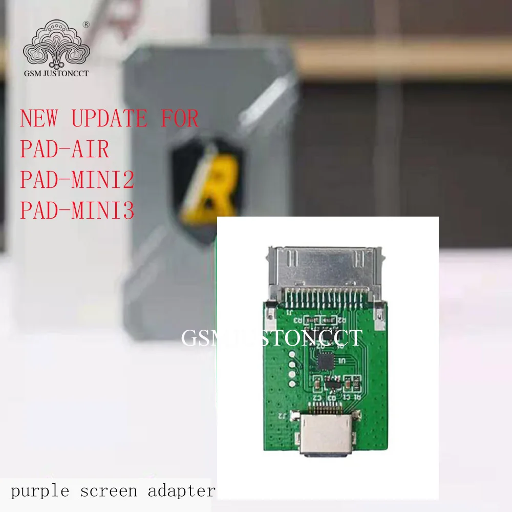 Purple Screen  IRepair P10Adapter DFU Box for IPad 2/3 Hard Disk SN Reading Writing No Disassembly US