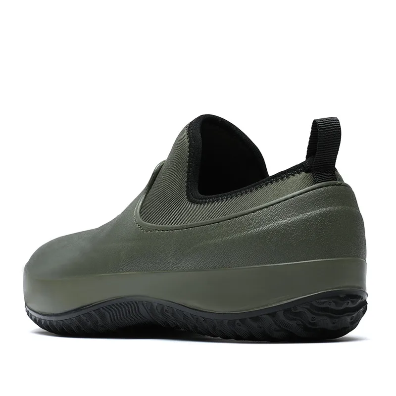 Men Slip on Resistant Oil-proof Kitchen Shoes Chef Multifunctional Restaurant Garden Waterproof Safety Work Medical Shoes Male