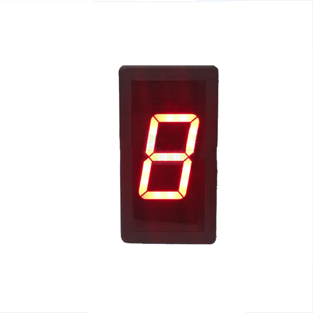 Taidacent RS485 Serial Digital LED Meter Digital LED Tampilan Nomor Modul Komunikasi PLC MODBUS-RTU 1 Digit LED Display