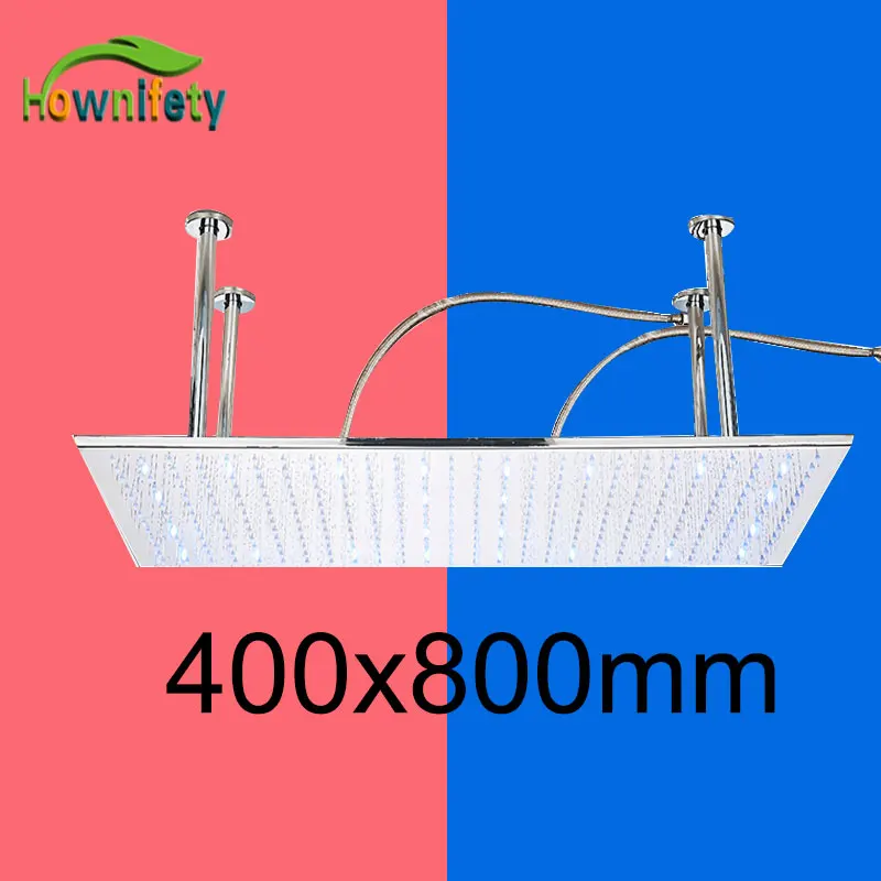 Luxury Rectangle Ceiling Mount Shower Head