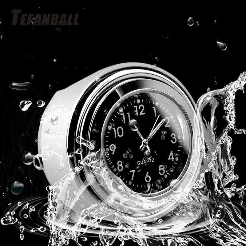 

Универсальный светящийся руль для мотоцикла, цифровые часы, крепление для велосипеда, циферблат, водонепроницаемые часы для мотоцикла, Аксессуары для велосипеда