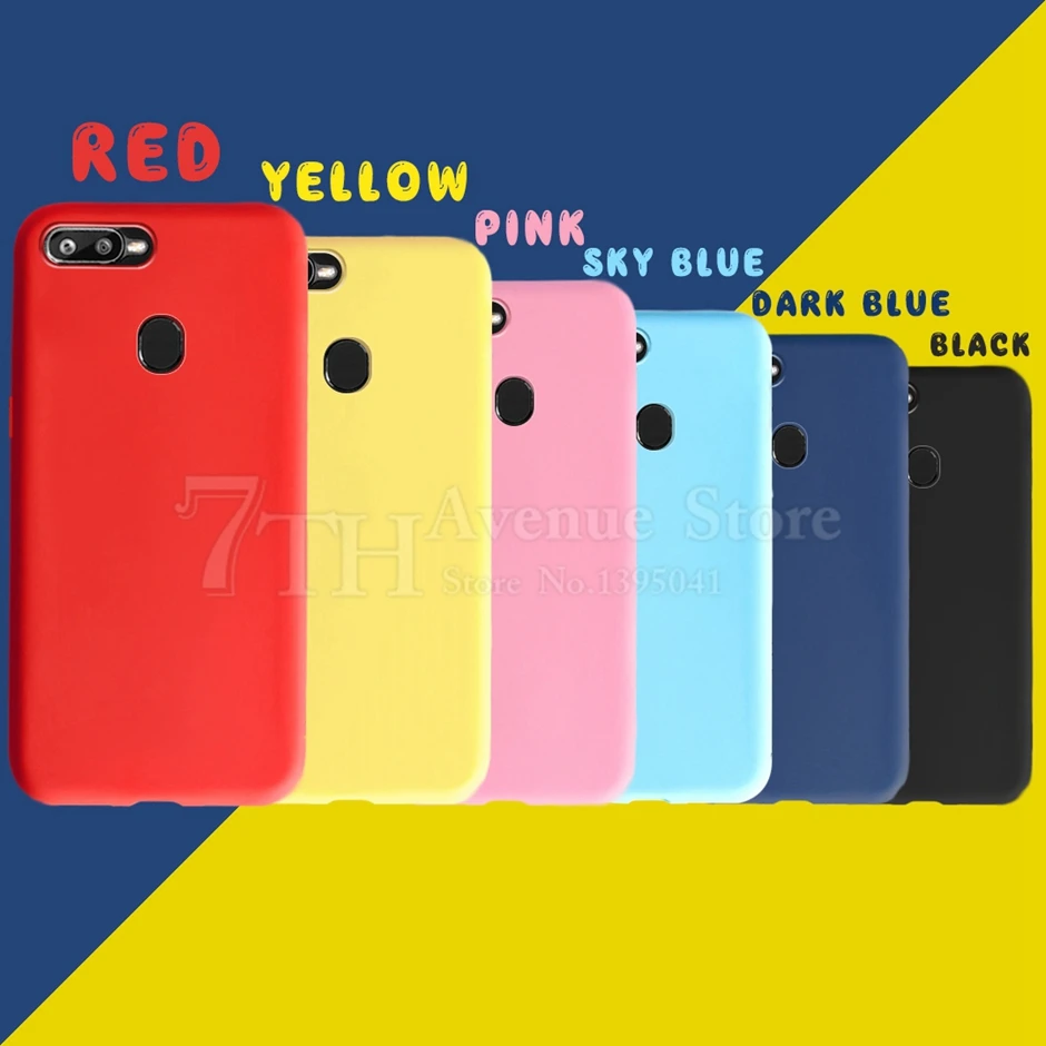 For OPPO F9 Case OPPO F9 Pro Candy Silicone Back Cover OPPO A7X PBBM00 Phone Cases For OPPO F9 F 9 F9Pro CPH1823 Soft Covers