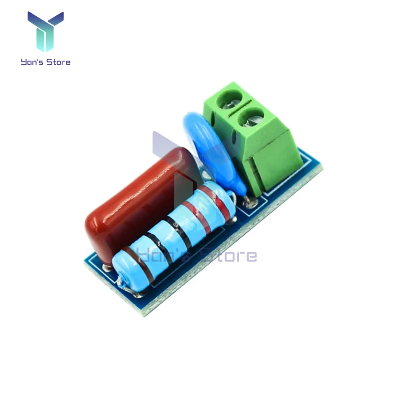 AC DC 5V-400V RC Absorption Snubber Circuit Module Relay Contact Protection Resistance Surge Anti-Interference 6V 9V 12V 24V