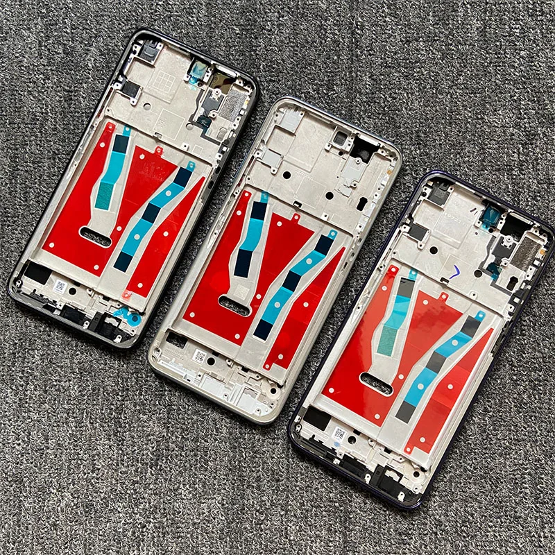 New 2019 For Huawei Y9S Middle Frame Front Bezel Cover Metal Chassis Housing Back Plate LCD Holder