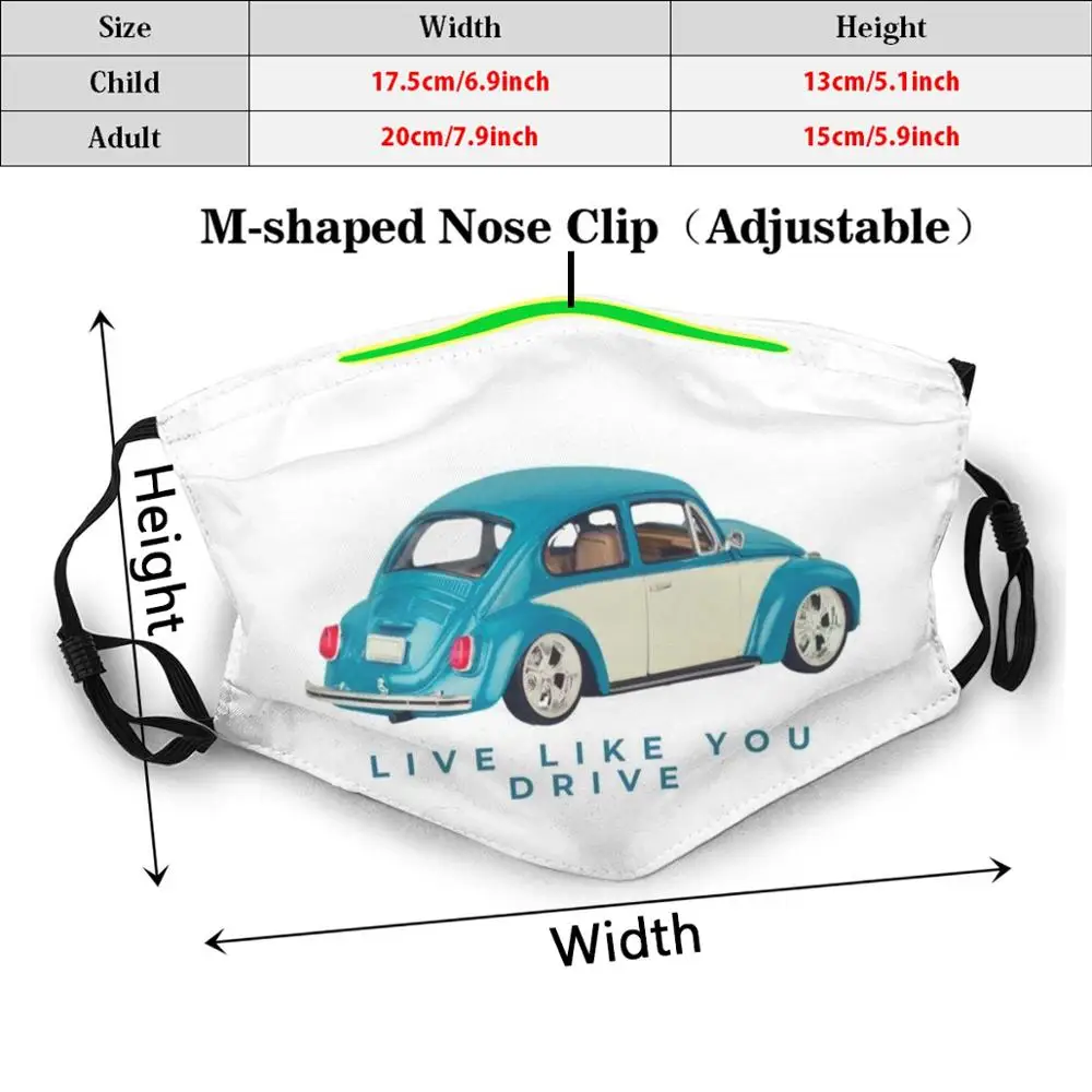 Живите, как вы за рулем! Маска для защиты от пыли для взрослых и детей, маска «сделай сам» на день матери, подарок на день матери, подарок для мамы, лучший винтажный подарок