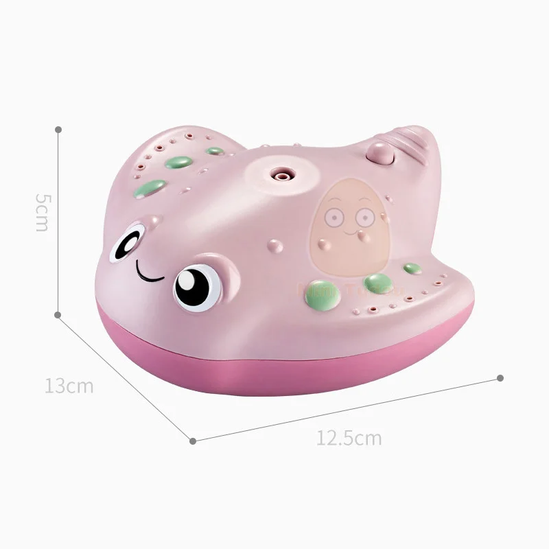 Baby Bath Toy Cartoon Electric Fish Rotating Spraying Game  Bathroom Bathtub Shower  Water Set Early Educational Toys For Infant