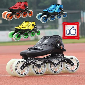 Speed Premium -Schuhe mit 4 Inline -Scan, Faser, Frauen und Männern, Laufen, 30 bis 45, 90 mm, 100 mm, 110 mm, 1 Paar 8 Hauptverkaufsstart für Inline -Skates - №8
