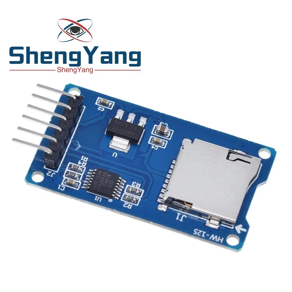 TZT Micro SD Speichererweiterungsplatine Micro SD TF Karte Memory Shield Modul SPI für Arduino – Detail 6