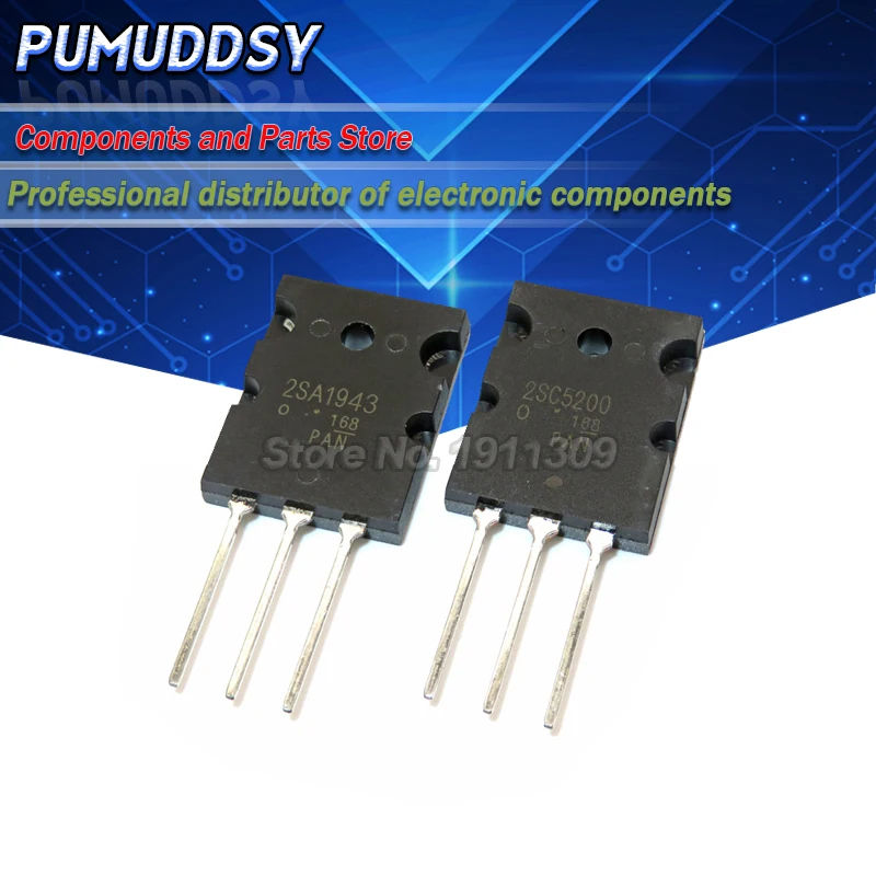 6PCS 2SA1943 2SC5200 3PCS 2SA1943+3PCS 2SC5200 Audio amplifier tube IC