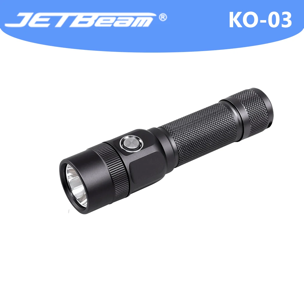 JETBeam KO-03 EDC JETBeam High Power Led Flashlight 2400LM  Torch Rechargeable Led  21700 Self-defense Magnet Flashlight