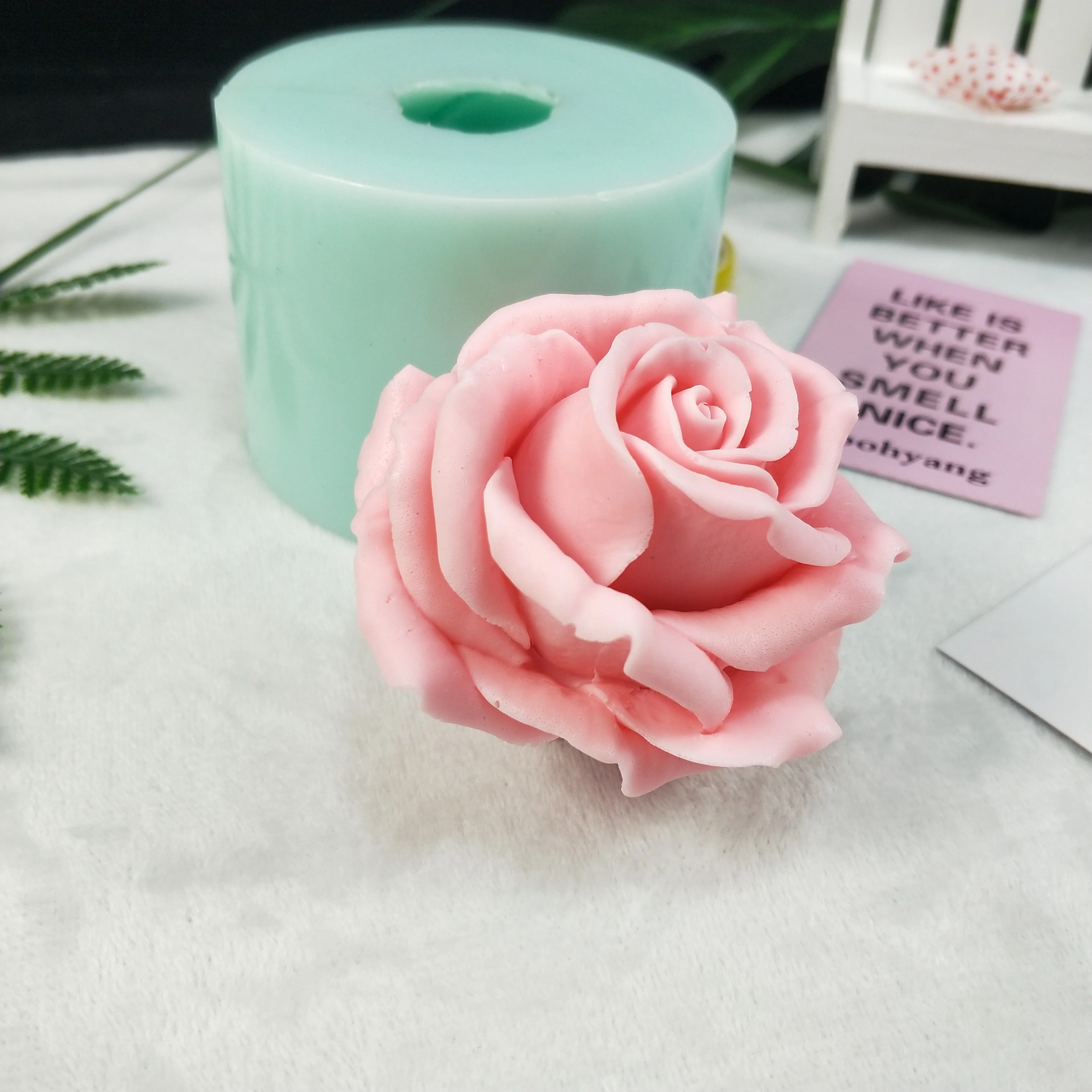 HC0191 PRZY 3D beautiful flower rose Silicone Mold Bouquet of roses Soap Molds Clay Resin Gypsum Chocolate Candle Mold