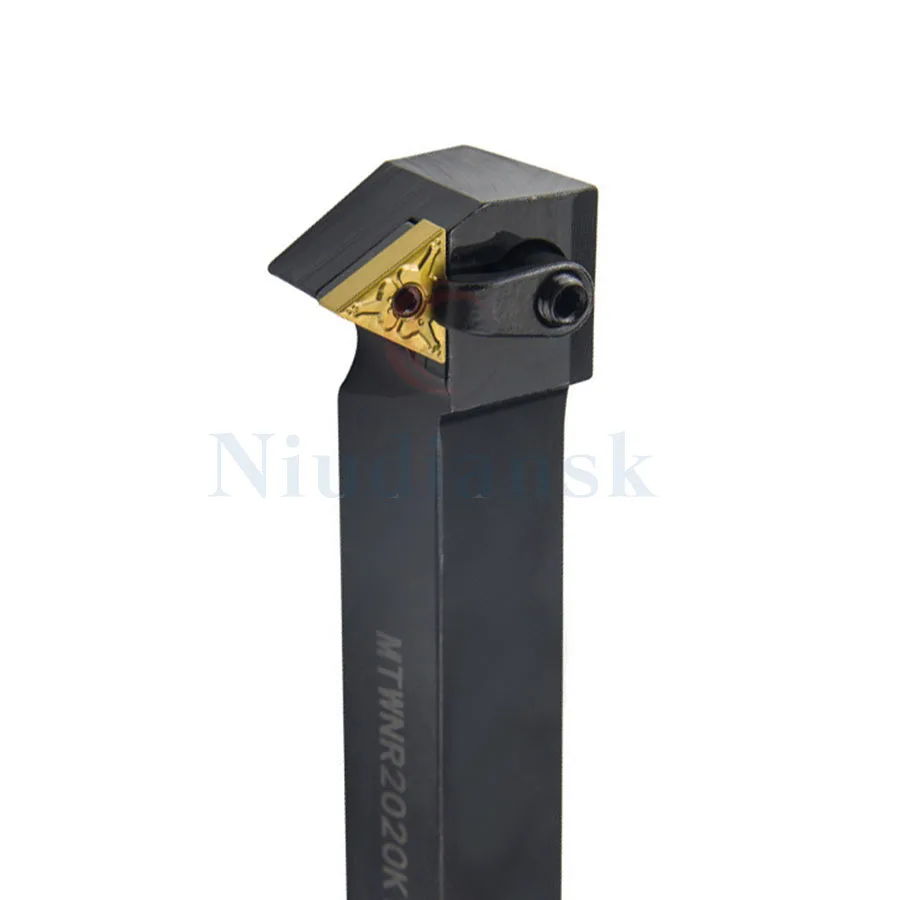 1pc MTWNR1616 2020 2525 High-quality external turning toolholder Shockproof and wear-resistant+10pcs TNMG Carbide CNC insert set