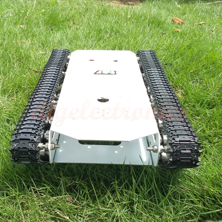 T750 Full Metal Crawler Tank Car Chassis Kit Intelligent Robot Damping Chassis Smart Track for DIY Robot Toys for Children