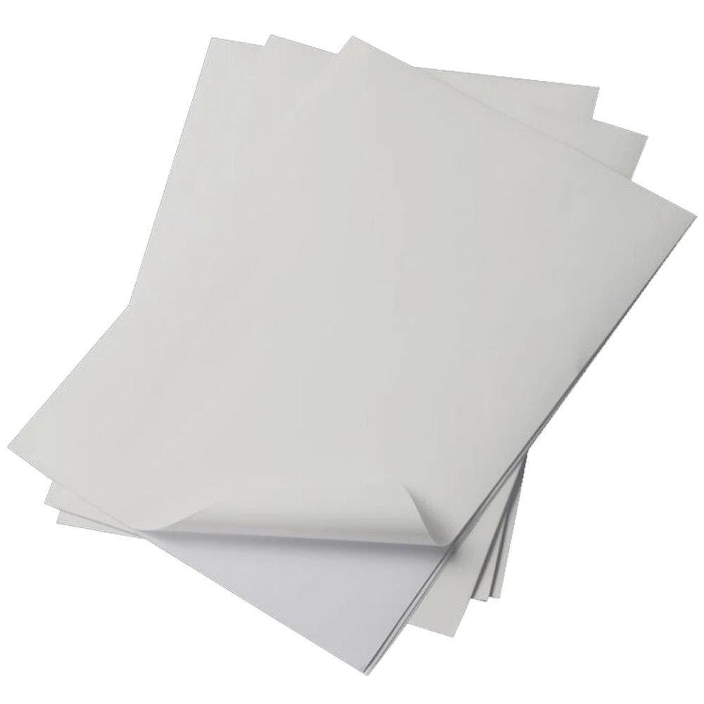 50 Sheets Waterproof Self Adhesive A4 Blank White Vinyl Sticker Label Paper for Laser/UV Printer