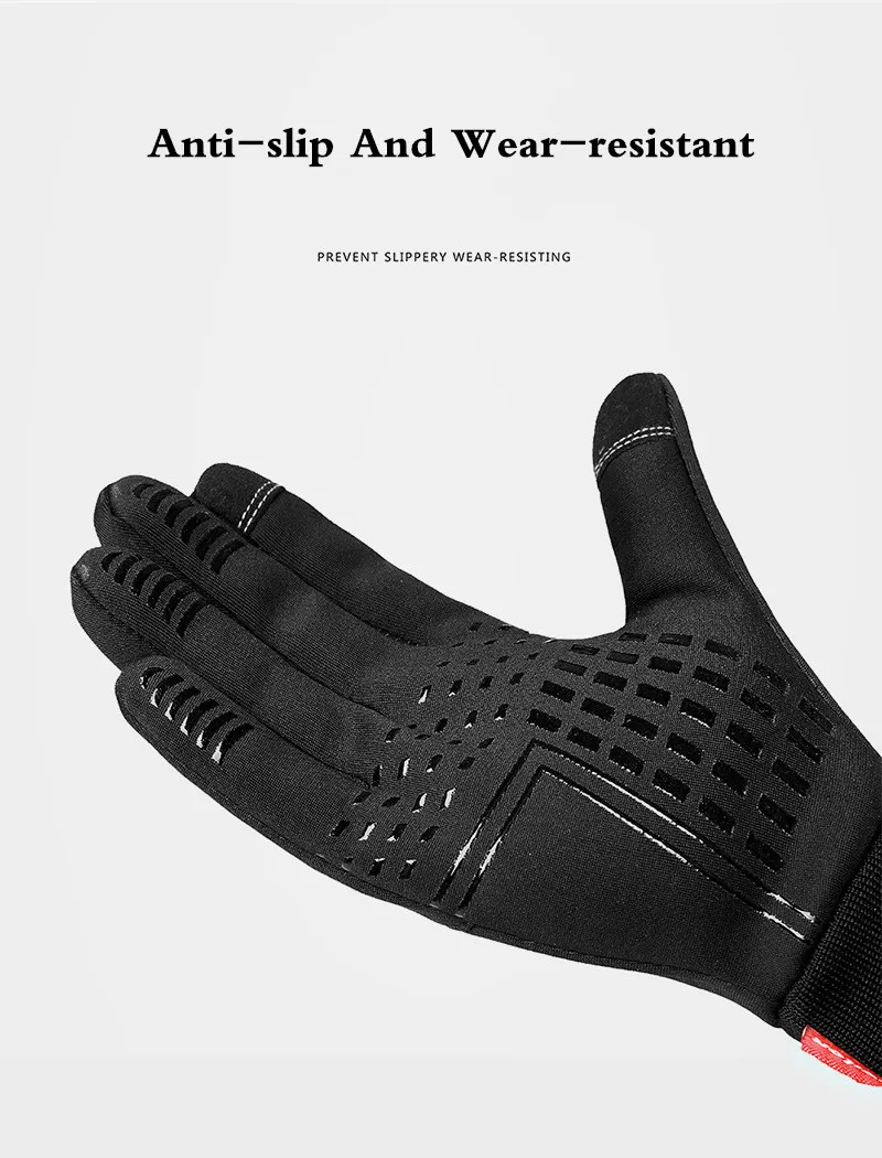 2PCS XiaoMi mijia touch screen windproof warm gloves water repellent non-slip wear-resistant riding sports gloves winter