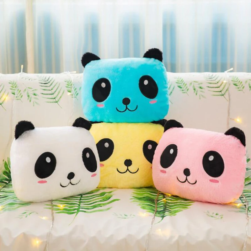 

35cm Creative panda Pillow stuffed & plush animals Colorful Glowing Panda soft toys Appease Animal Plush Doll Led plush Toys