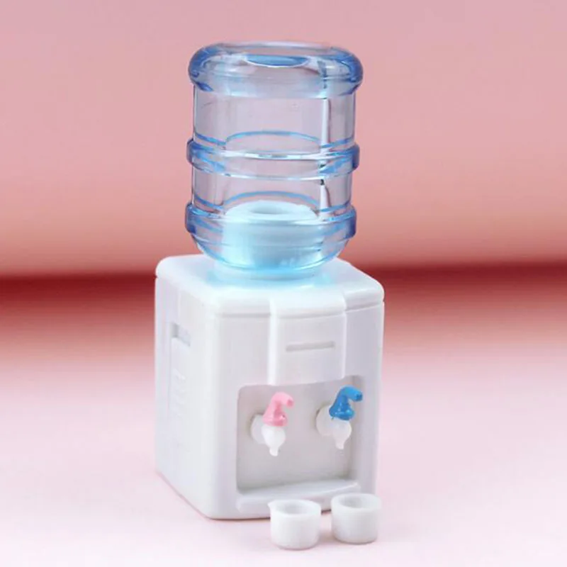 Mini Water Dispenser 1/12 Dollhouse Miniature Life Play Scene Model Simulation Doll House Decorative Accessories Kids Toys