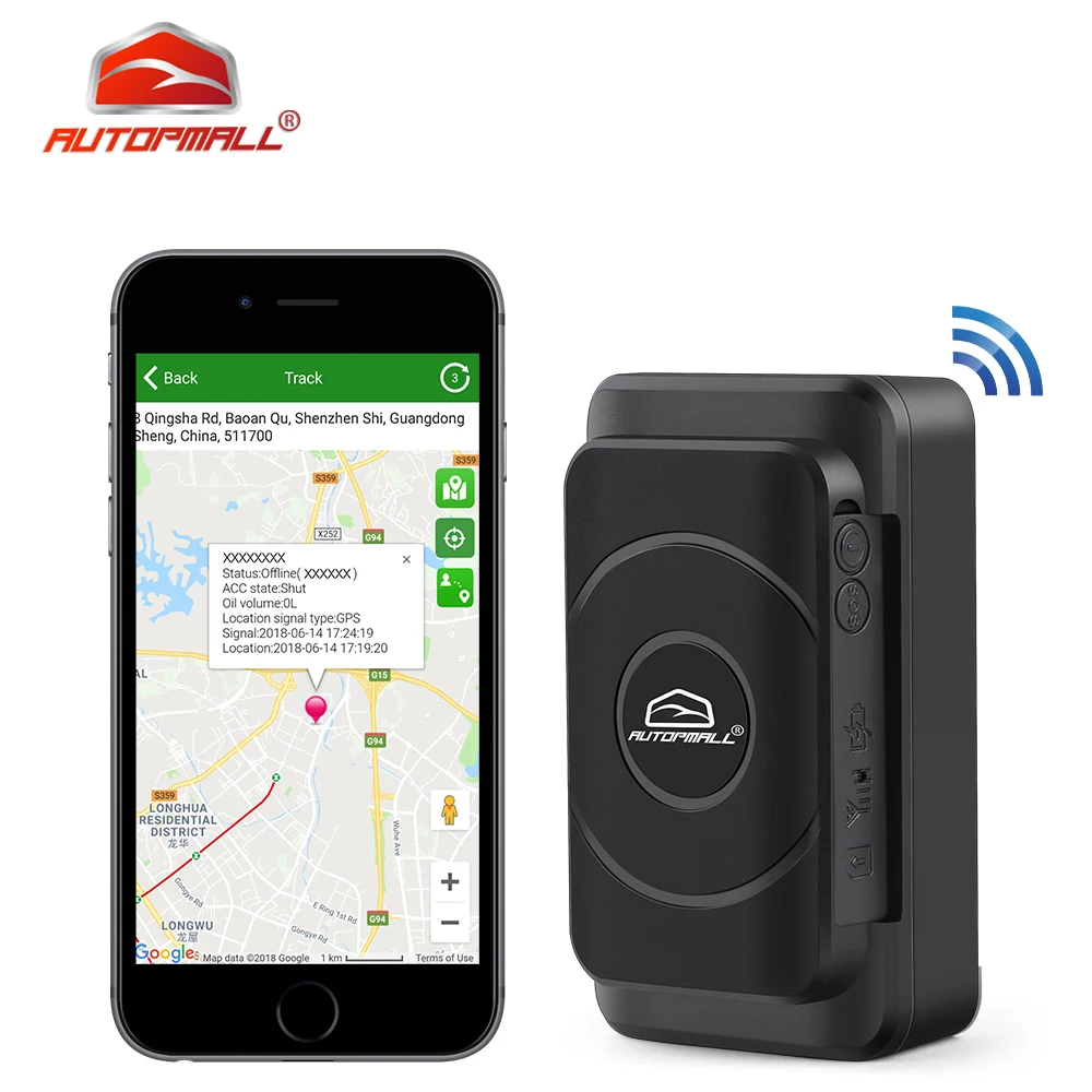 

GSM GPS Tracker Car TK202 Upgrade TK905 GPS Locator Waterproof Magnet SOS Alarm 90 Days Long Standby Vehicle Tracker Free APP