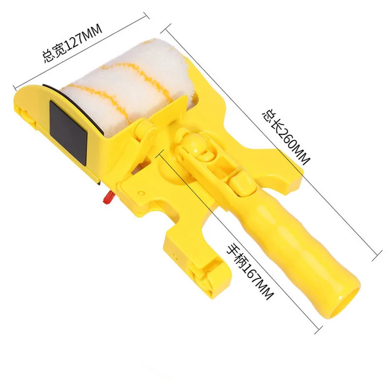 1 zestawy Clean-Cut Paint Edger szczotka rolkowa wielofunkcyjny pędzel do sufitów ściennych do domu narzędzia budowlane akcesoria