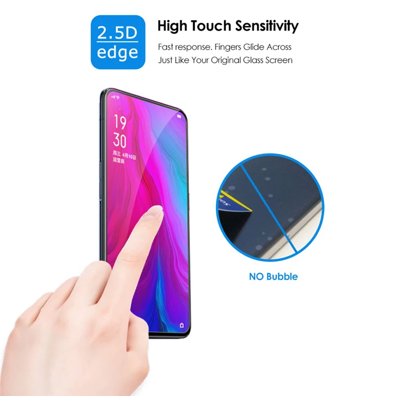 Tempered Glass for VIVO V15 V11 V9 Pro Full Cover Protective Glas Screen Protector for Vivo X23 Z3 Z3i V11i Y97 Y85 Y83