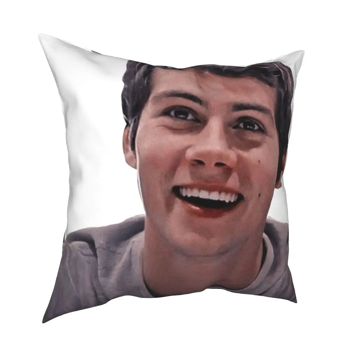 Smiling Dylan O\'Brien Pillowcase Cushion Cover Gift Teen Wolf Maze Runner Thomas Throw Pillow Case Cover Home 40*40cm