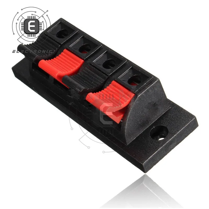 1 Cái 2/4/6 Cách Vị Trí AMP Stereo Nhà Ga Dây Kéo Đẩy Phát Hành cổng Kết Nối Cắm Ổ Cắm Kẹp